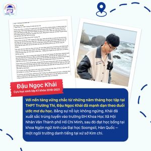 Cảm nhận của cựu học sinh trường THPT Trường Thi